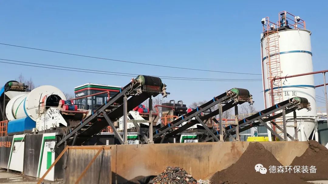 2022年 杭钢地块修复现场 金莎9001zz以诚为本土壤淋洗修复设备